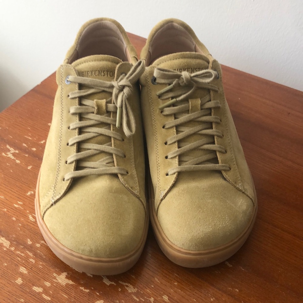 Suede men’s Birkenstock lace up shoe